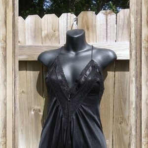 VINTAGE! 60s' Sexy Long Slit Slip